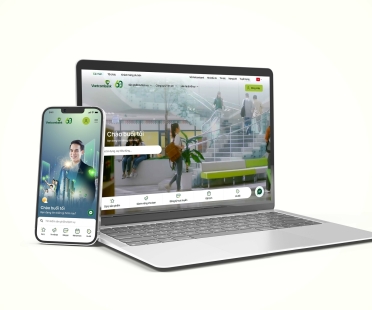 Vietcombank ra mắt website mới